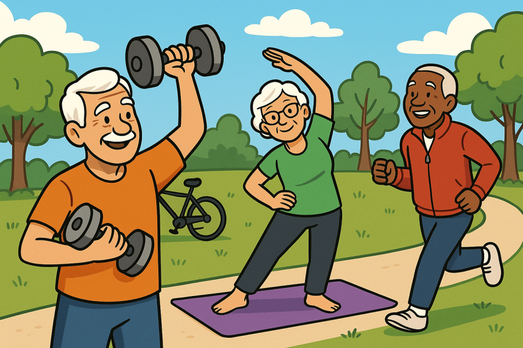 Fitness plans that encourage healthy aging