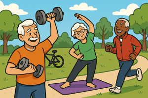 Fitness plans that encourage healthy aging