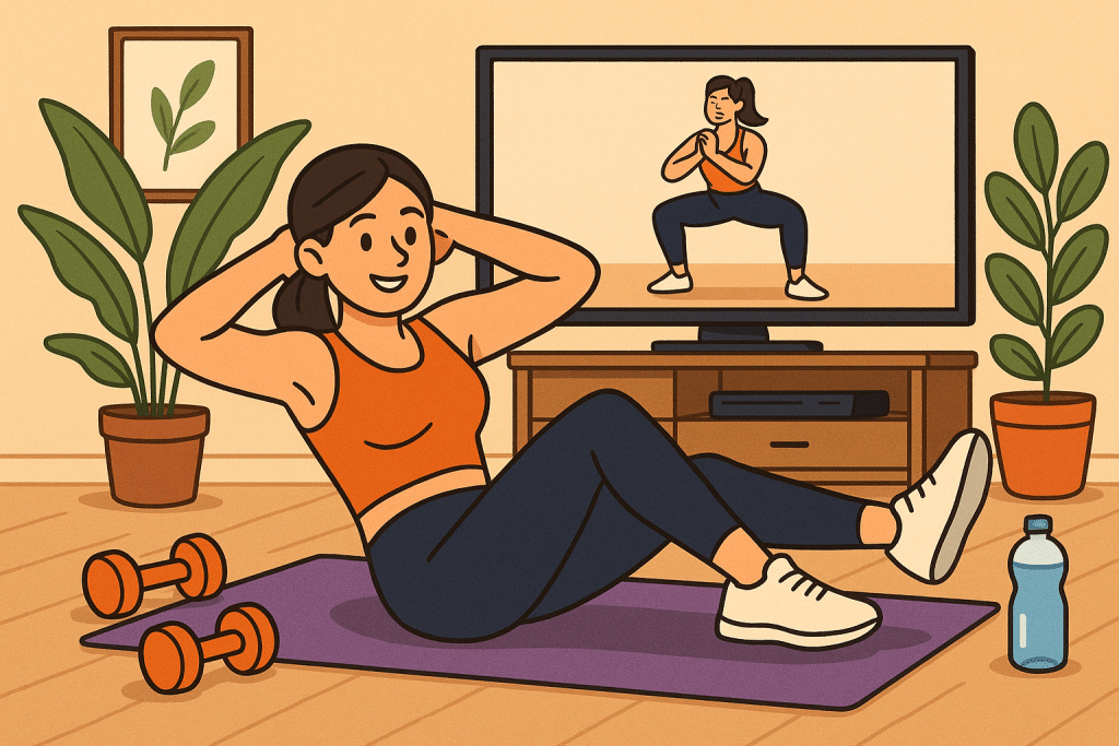 Fitness routines that are easy to follow at home