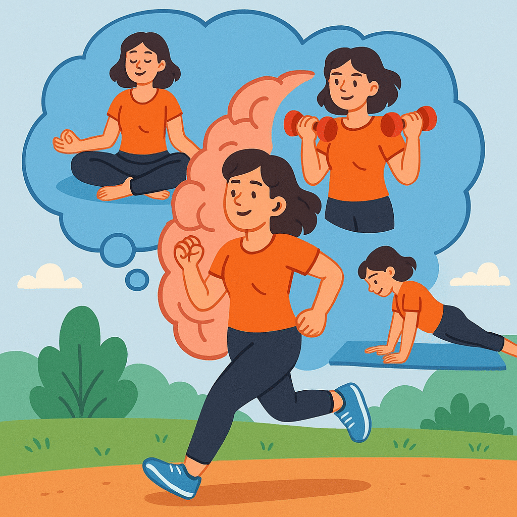 Fitness routines that improve mental health