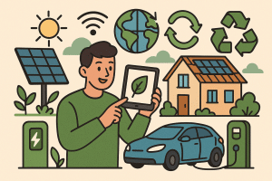 How technology supports sustainable living practices
