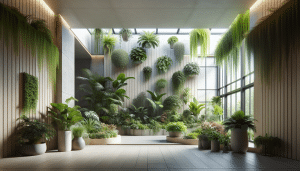 indoor plants transform space