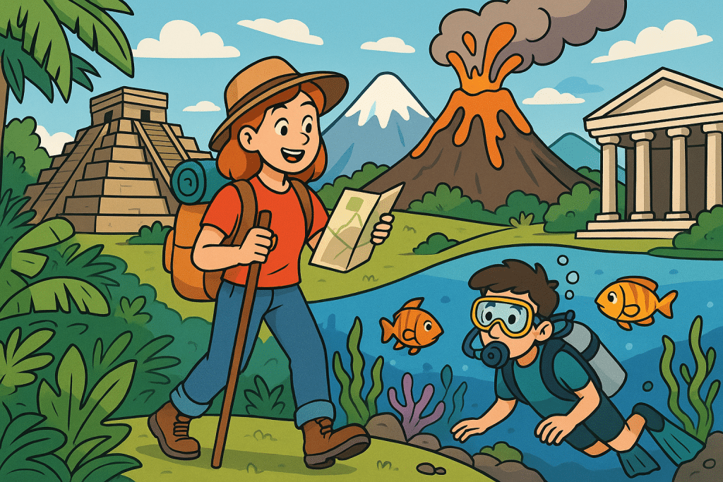 Travel destinations that combine adventure and learning