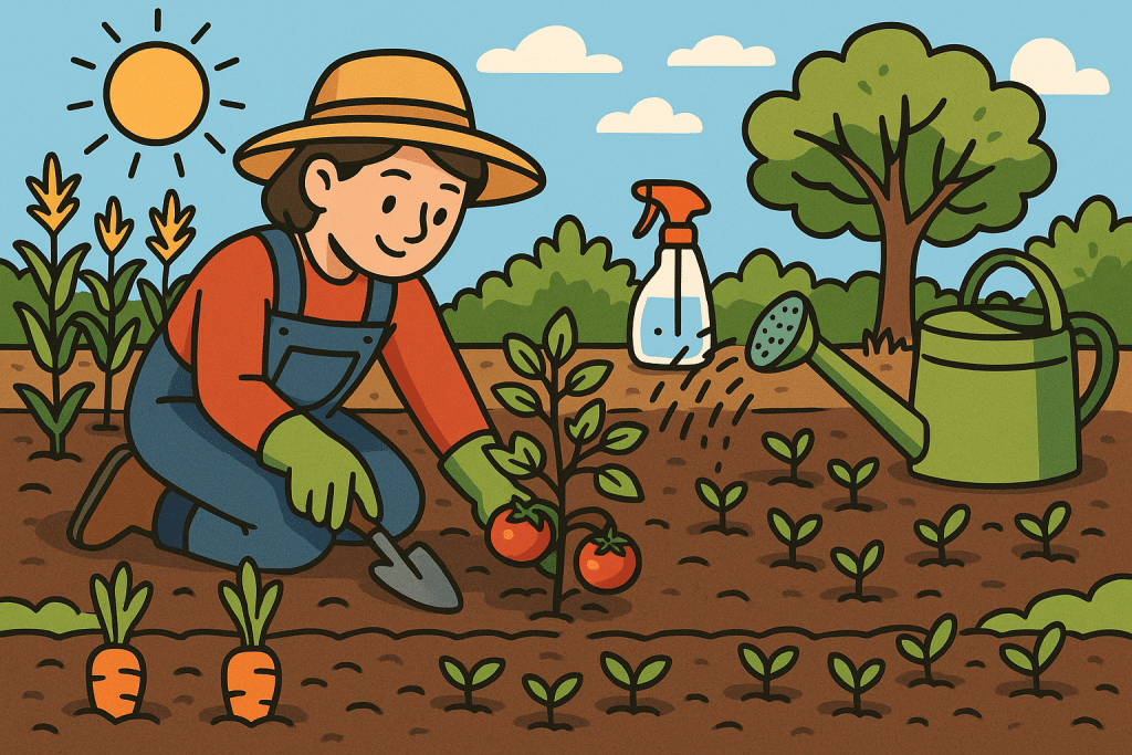 gardening techniques healthy growth