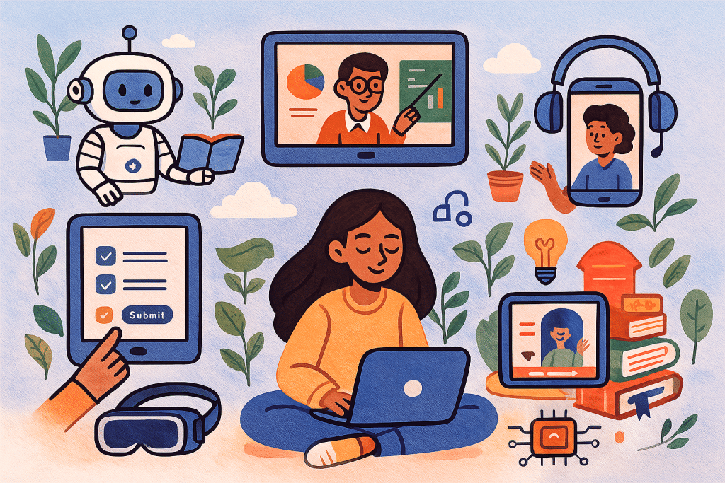 generative AI in online learning