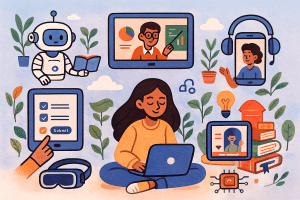 generative AI in online learning