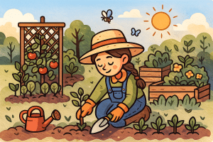 “seasonal growth gardening ideas”