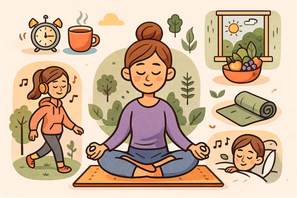 wellness routines that encourage mindful living
