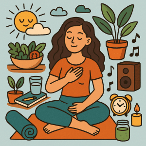 wellness routines that encourage mindful living